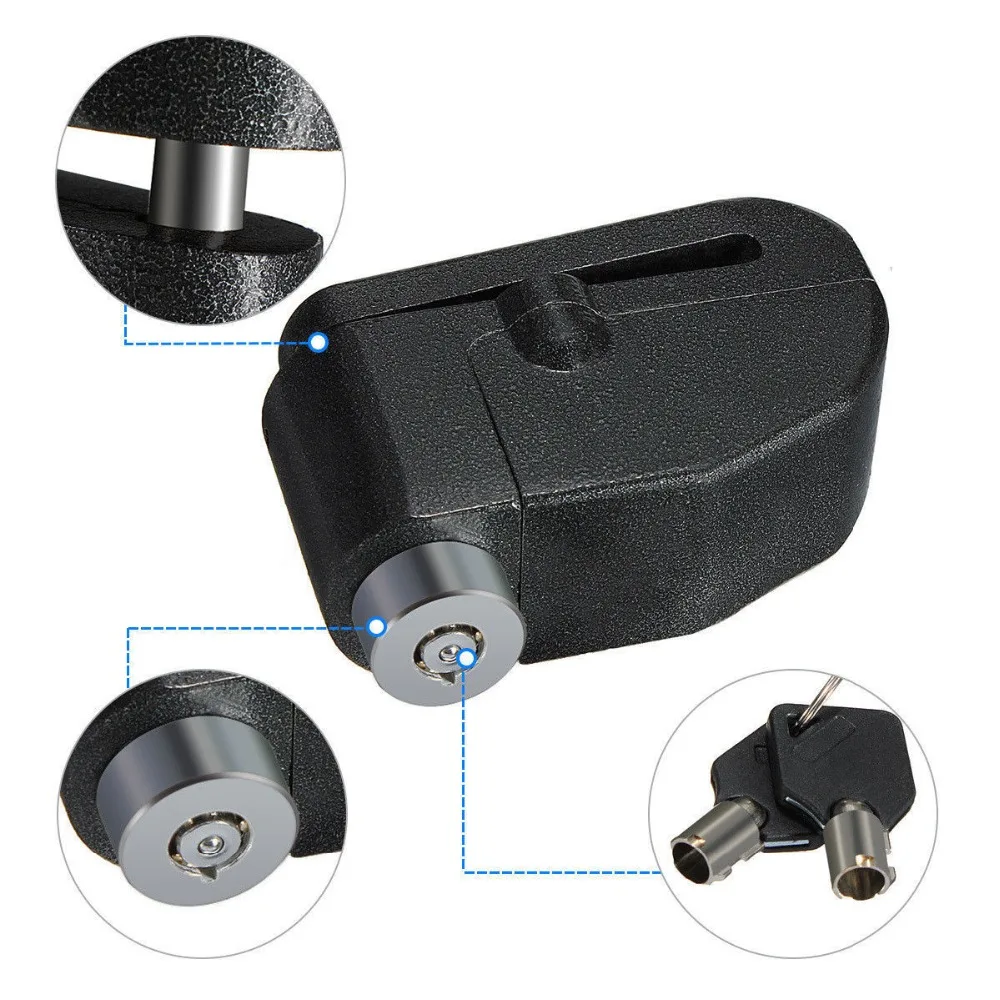 Mini Anti-theft Disc Brake Lock Stainless Steel Universal Motorcycle Blocked Alarm Safety Accessories | Автомобили и мотоциклы