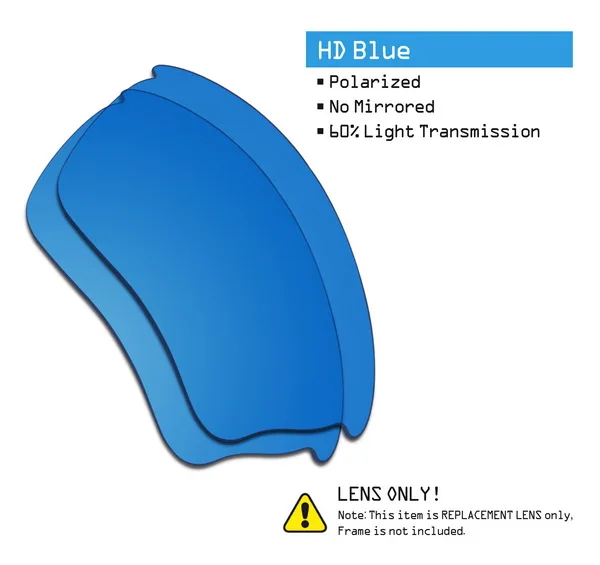 HD Blue SmartVLT поляризованные Сменные линзы для солнцезащитных очков Oakley Half Jacket XLJ-несколько вариантов - Цвет линз: HD Blue