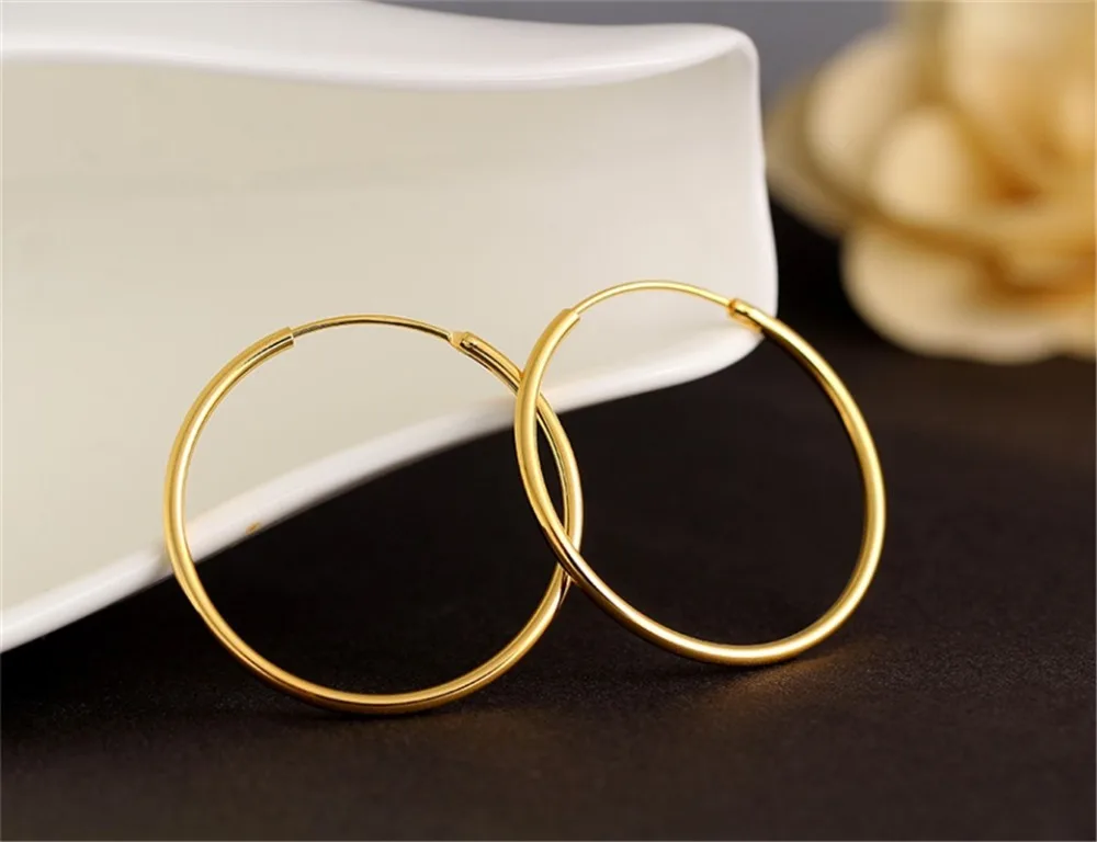 9 Размеры желтого золота Цвет маленького до большого большой круг бесконечный