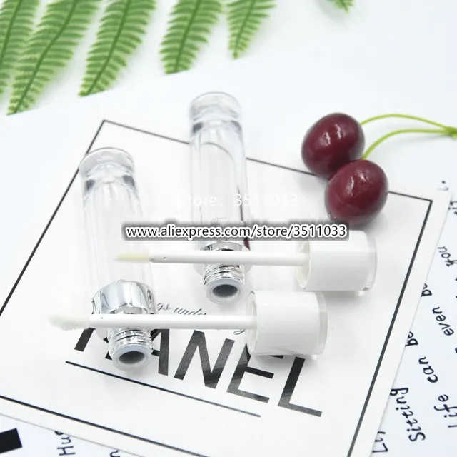 5 мл пустая прозрачная пластиковая трубка для блеска губ Косметическая жидкая