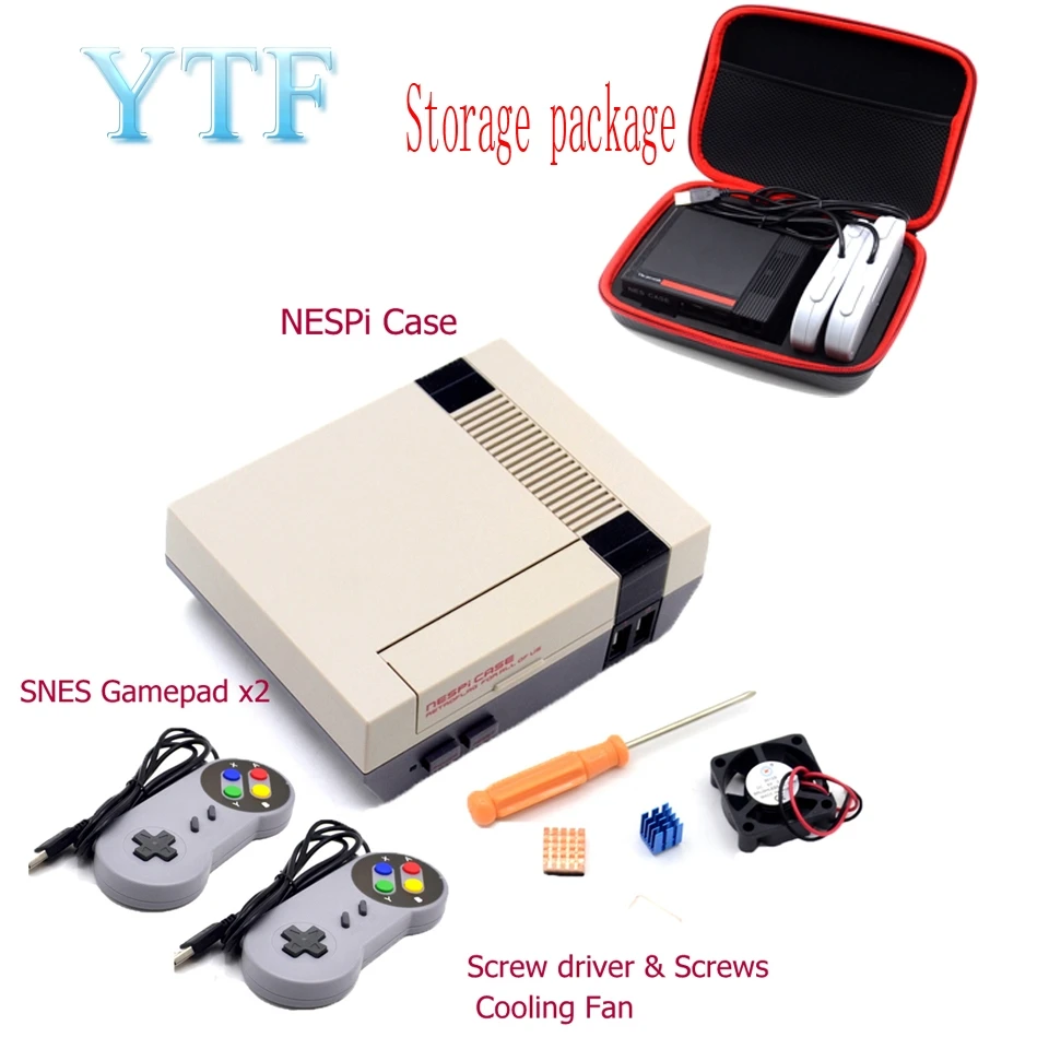 1 комплект Mini NESPI чехол посылка для Raspberry Pi 3/4 2 B + NES Classic RetroPie|case for raspberry pi|case