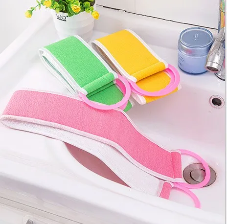 

1PC Exfoliationg Loofah Back Strap Bath Tubs Bath Belt Towel Bath Shower Massage Spa Scrubber Sponge Body Skin Health Cleaning