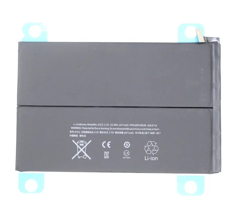 iSkyamS 1x 6471mAh 0 zero cycle Replacement Battery For iPad mini 2 / 3 A1489 A1490 A1491 A1512 A1599 A1600 2nd 3rd Generation | Мобильные