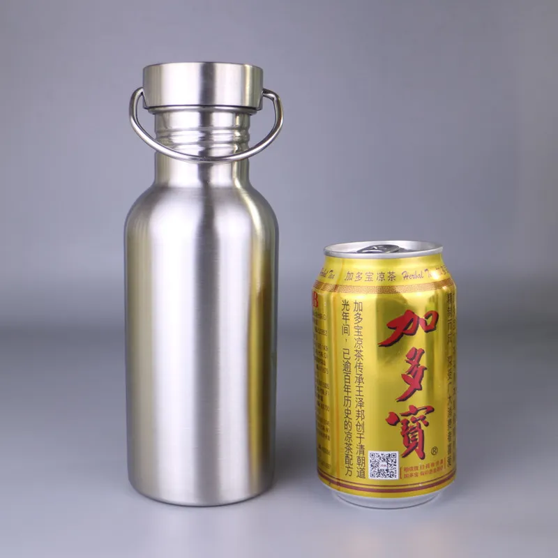 2019 один слой нержавеющая сталь Спортивная бутылка из пластика (холодный большой