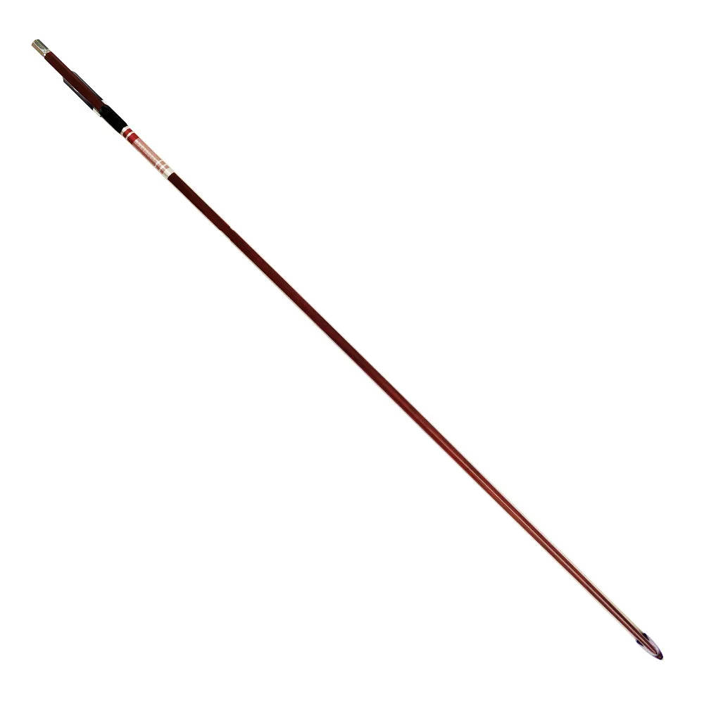

Free Shipping Pernambuco Round Violin Bow with Ebony Single Eye Frog and Rose Copper Parts FP993A
