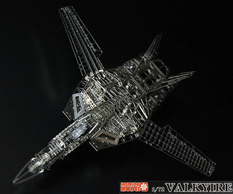 MMZ модель Jasmine 3D металлическая головоломка 1/72 Валькирия космическая крепостная сборка Металлическая Модель Набор DIY 3D лазерная резка модель головоломка