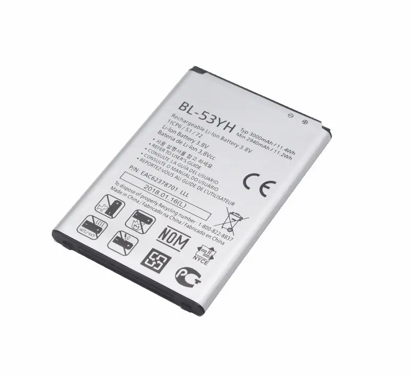 Сменный аккумулятор для LG G3 F400 F400K F460 F470 D830 D850 VS985 D851 D852 D855 D857 D858 D859 LS990 3000 мАч 1
