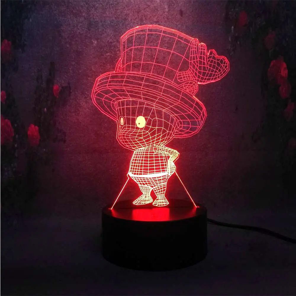 Популярное аниме пиратский король Тони Чоппер светодиодная иллюзия Лампа