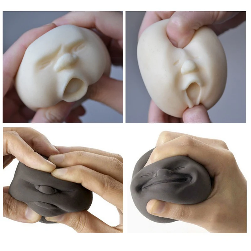 Novelty Fun Caomaru Antistress Ball Toy Human Face geek surprise Emotion Vent Resin Relax Adult Stress Relieve Gift | Игрушки и хобби