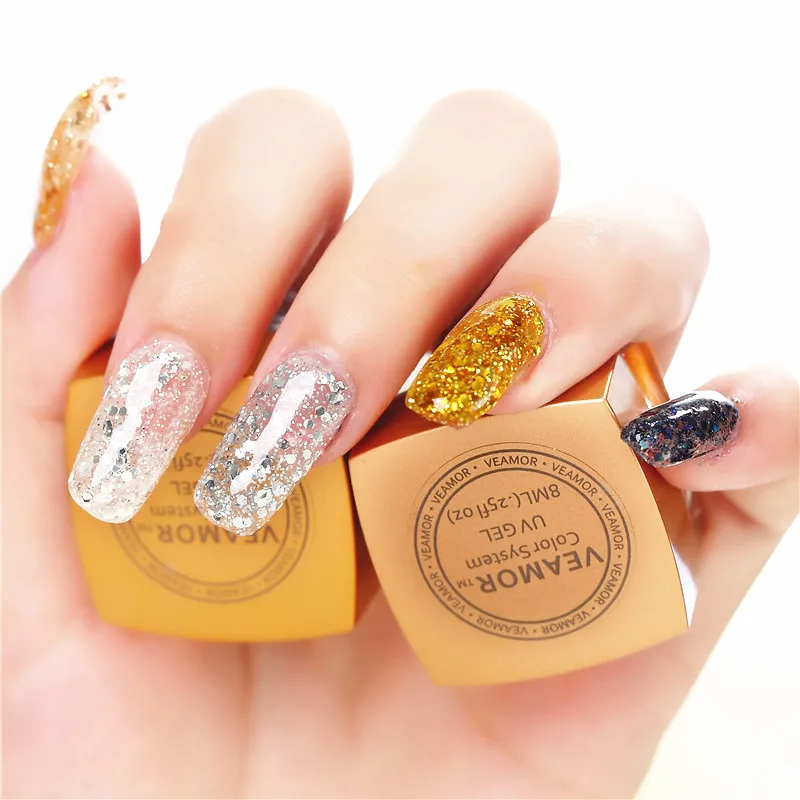 УФ СТРОИТЕЛЬ гель для ногтей с блёстками лак 3 шт./лот личная гигиена долгое время