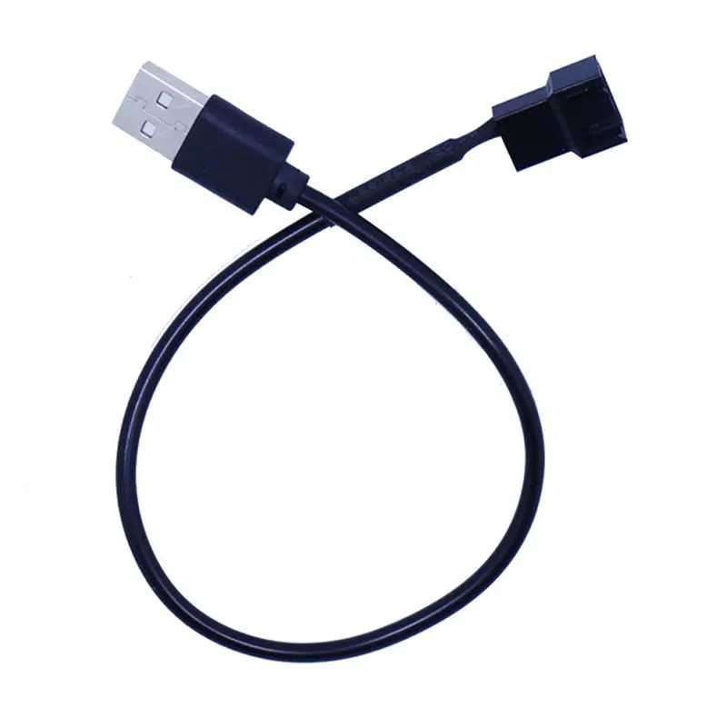3pin/4Pin вентилятор к USB адаптер Кабели 3/4Pin Компьютер ПК Вентилятор кабель питания