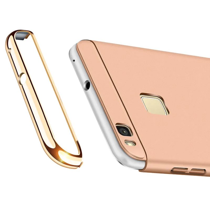 XinWen luxury Shockproof plastic black phone coque Cover Case For huawei p9 lite p9lite Protection Mobile accessories 3 in 1 |