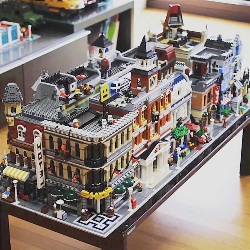 Lepining создатель архитектурные кубики город Expert модель уличного вида набор