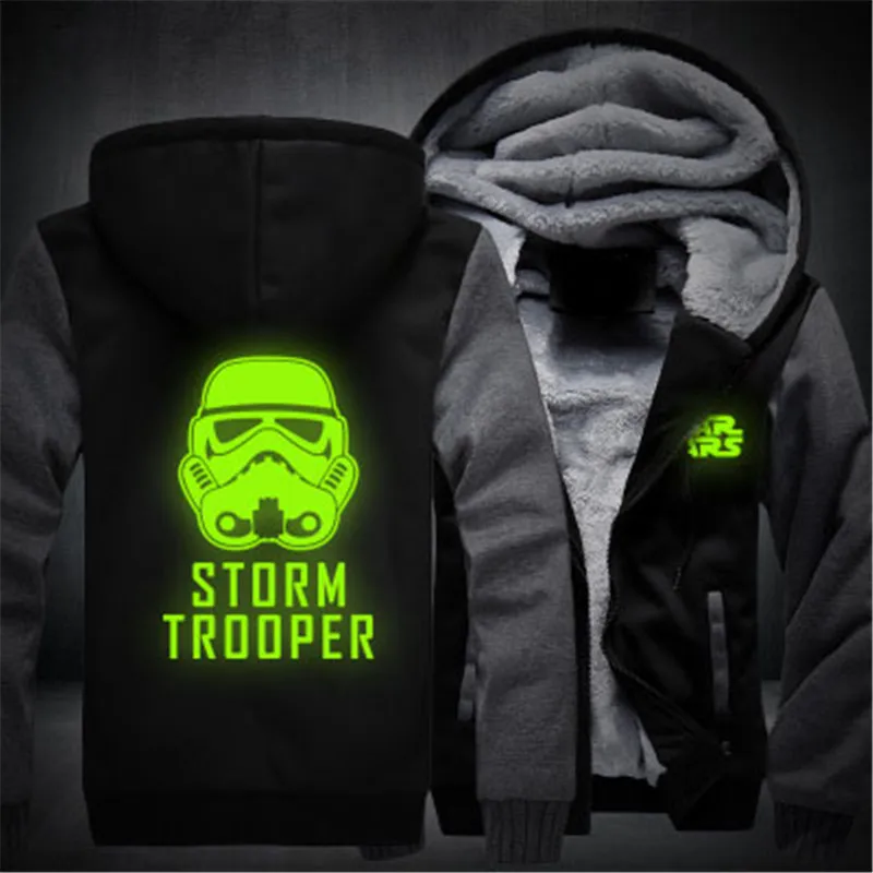 Dropshiping Для мужчин женщин Star Wars Hoodie Дарт Вейдер рыцаря Зимние флисовые кофты