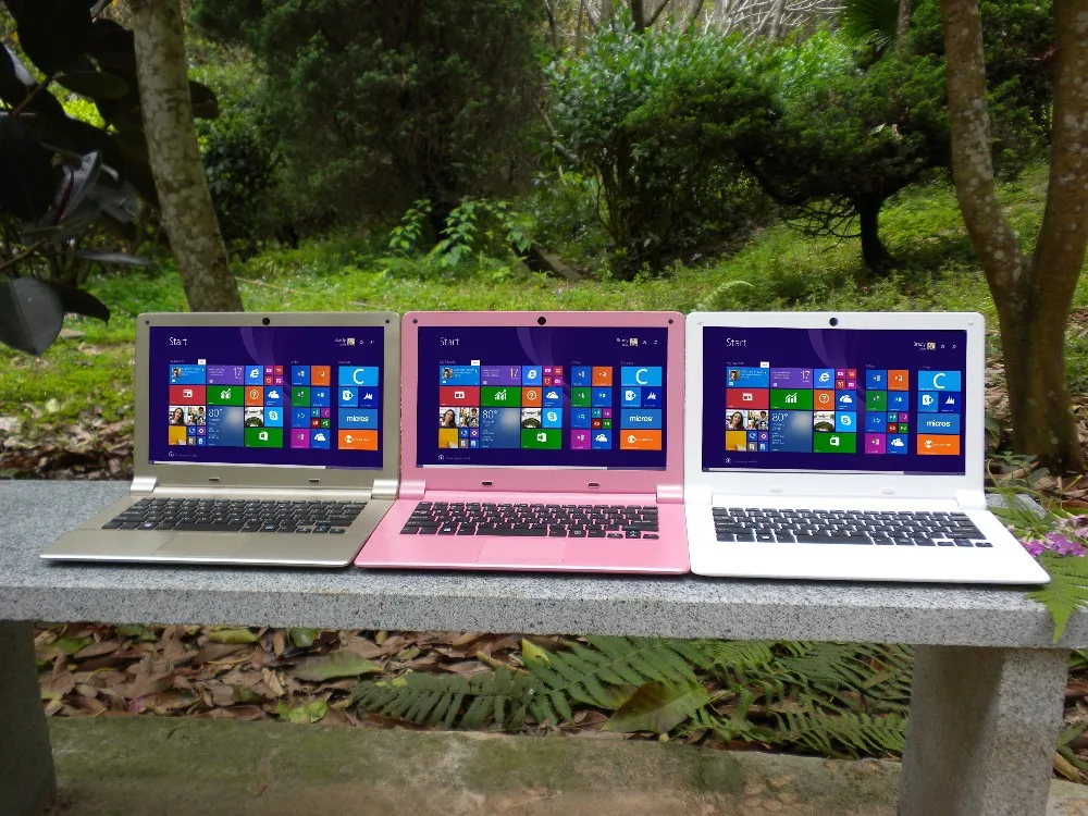 Ультрабук Windows 10, 12 дюймов, быстрый SSD, 128 ГБ/64 ГБ, процессор intel, четырехъядерный, школьный компьютер, розовый, белый, AZERTY, испанская, русская клавиатура