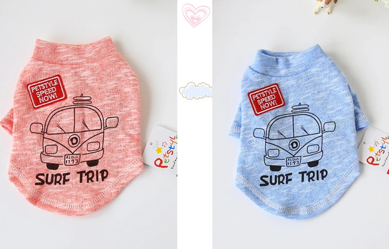 4 стиль милый костюм с рисунком собаки жилет хлопчатобумажная одежда для