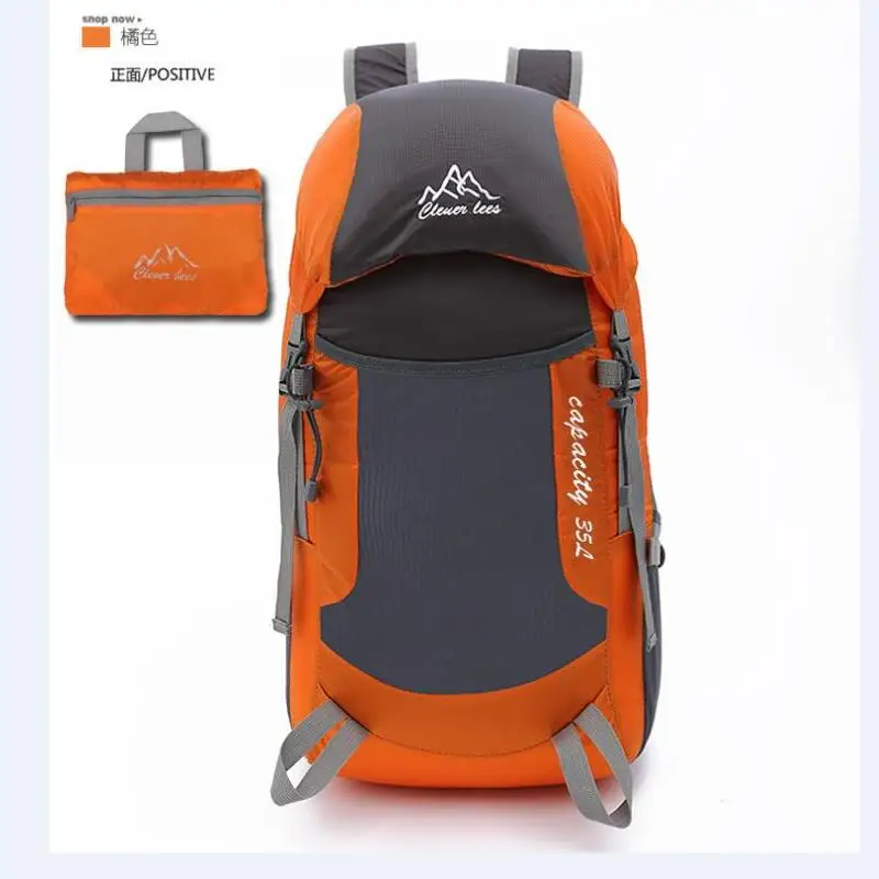 hot new fashion men and women business travel bag waterproof folding nylon backpack large capacity portable weekend | Багаж и сумки