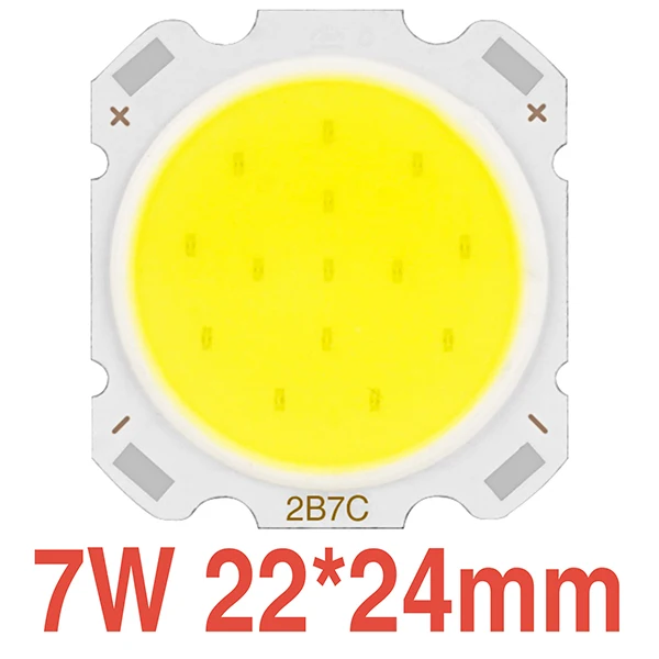 CPCOB-18-7 Светодиодный COB Чип DC9-50V Вход 15 Вт 12 Вт 10 Вт 9 Вт 7 Вт 5 Вт 3 Вт для DIY Светодиодный точечный светильник Светильник лампы DIY теплый белый холодный белый нужен драйвер - Испускаемый цвет: CPCOB-18-7
