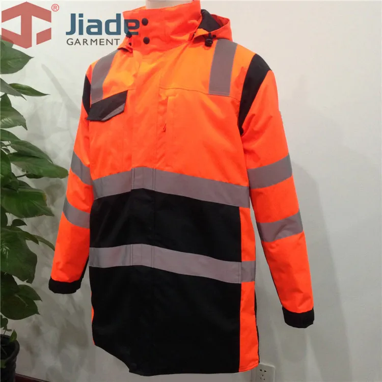 Jiade Men's Work Wear Winter Parka Reflective High Visibility Jacket | Безопасность и защита