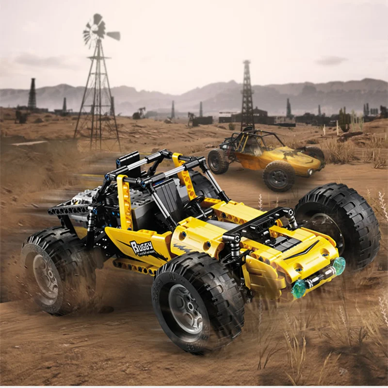 522 PCS Technic серия RC гоночный автомобиль модель DIY строительный блок машина кирпичные игрушки для детей