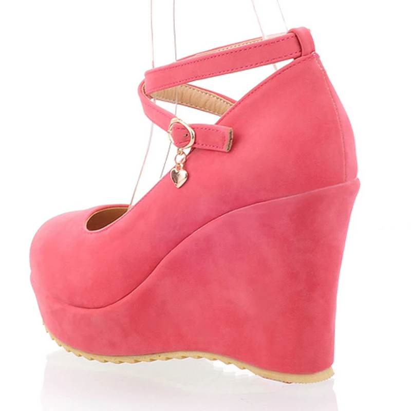 RizaBina/бесплатная доставка Туфли на высокой танкетке пикантная женская обувь