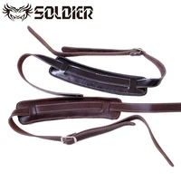 new soldier guitar leather electric thick guitar strap electric guitar staps bass strap adjustable guitar belt