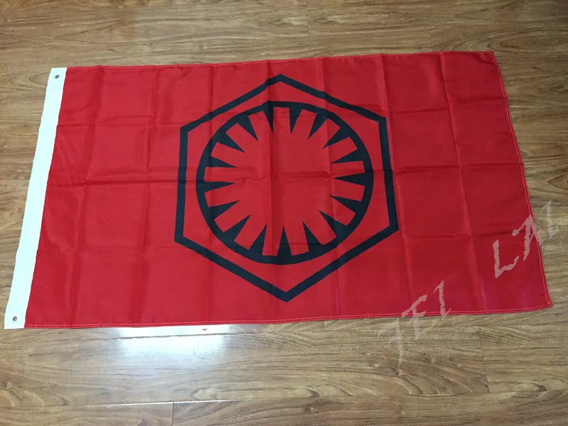 Звёздные войны первый заказ флаг 3' x 5' полиэстер 100D Бесплатная доставка | Дом