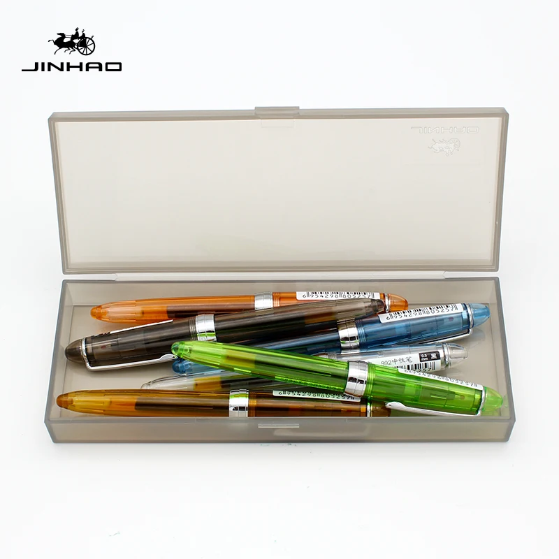 Jinhao992 гелевая ручка Роскошные офисные канцтовары, шариковая ручка 6 цветов обучения необходимо интимные аксессуары студент бизнес поставки