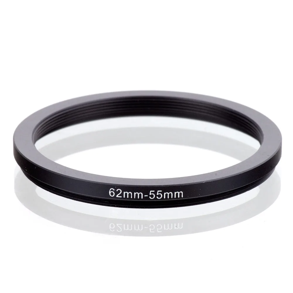 

RISE(UK) 62mm-55mm 62-55mm 62 to 55 Step down Ring Filter Adapter black