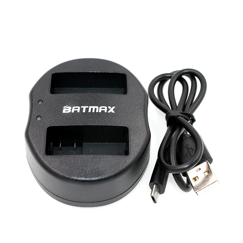 Batmax 2 шт. LP E8 аккумуляторная батарея + USB двойное зарядное устройство для Canon EOS 550D
