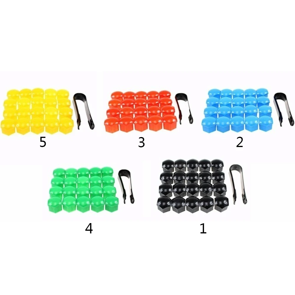 20 шт./компл. 17 мм авто концентратор винтовой крышкой колесо винтовые болты гайка