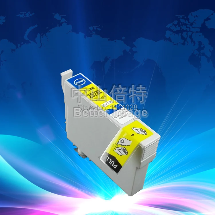 

INK WAY 3 PCS of 252XL T252XL Yellow Compatible inkjet cartridge
