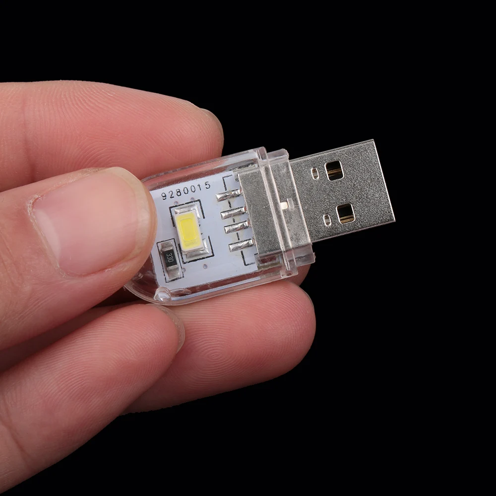 Портативный мини USB светильник для ключей светодиодный ночной Светильник чтения