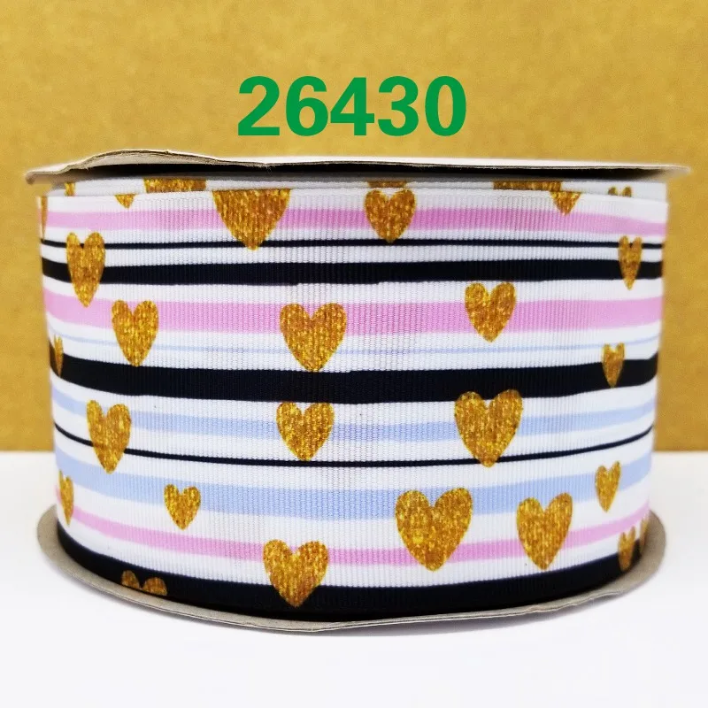 50 двор vanlentines день печатная корсажная лента 26427 - Цвет: 26430