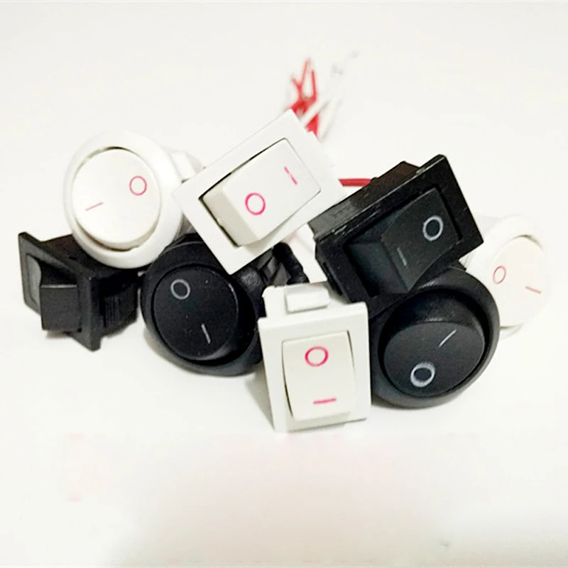 Аксессуары для лампы выключателя лодки две маленькие линии с пальцами Круглый