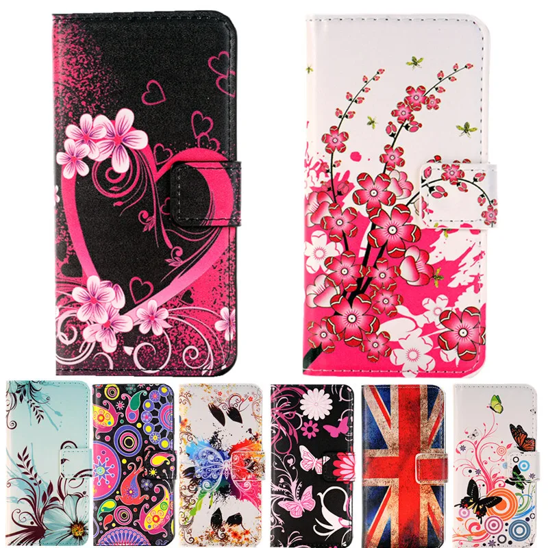 Кожаный чехол бумажник с рисунком бабочки для SAMSUNG GALAXY S3 S4 S5 Mini S6 Edge Plus G920 S7 G930 Note 3 4