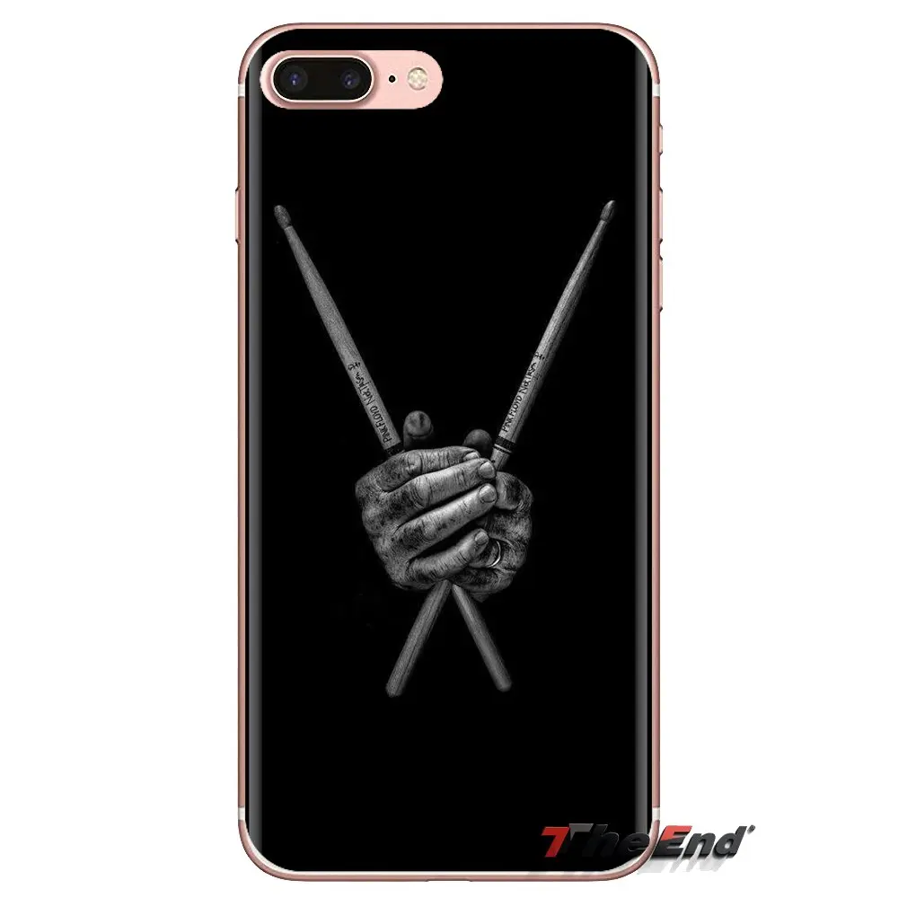 Transparent TPU Bag Case Musical Instrument Drum For Huawei G7 G8 P7 P8 P9 P10 P20 P30 Lite Mini Pro P Smart Plus 2017 2018 2019 |