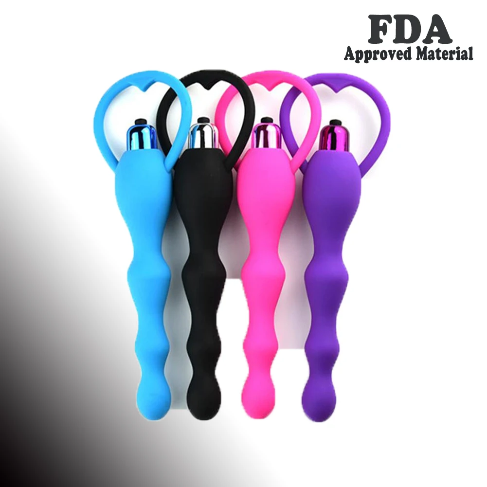 Мужской и Женский Вибратор анальная стимуляция Электрический заглушка для