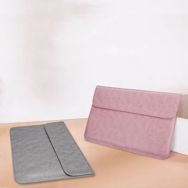 ПУ сумка для ноутбука Xiaomi Macbook Pro 13 матовый чехол с магнитной пряжкой Air 11 12 Retina 2018