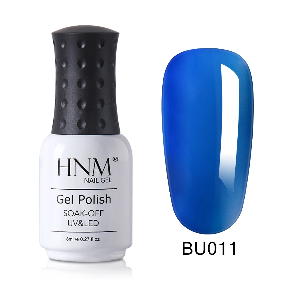 011 HNM гель для ногтей синяя серия 8 мл гель лак Vernis полуперманентный УФ светодиодный Гель-лак для ногтей Esmalte Перманентный гель лак для покраски ногтей - Цвет: 011