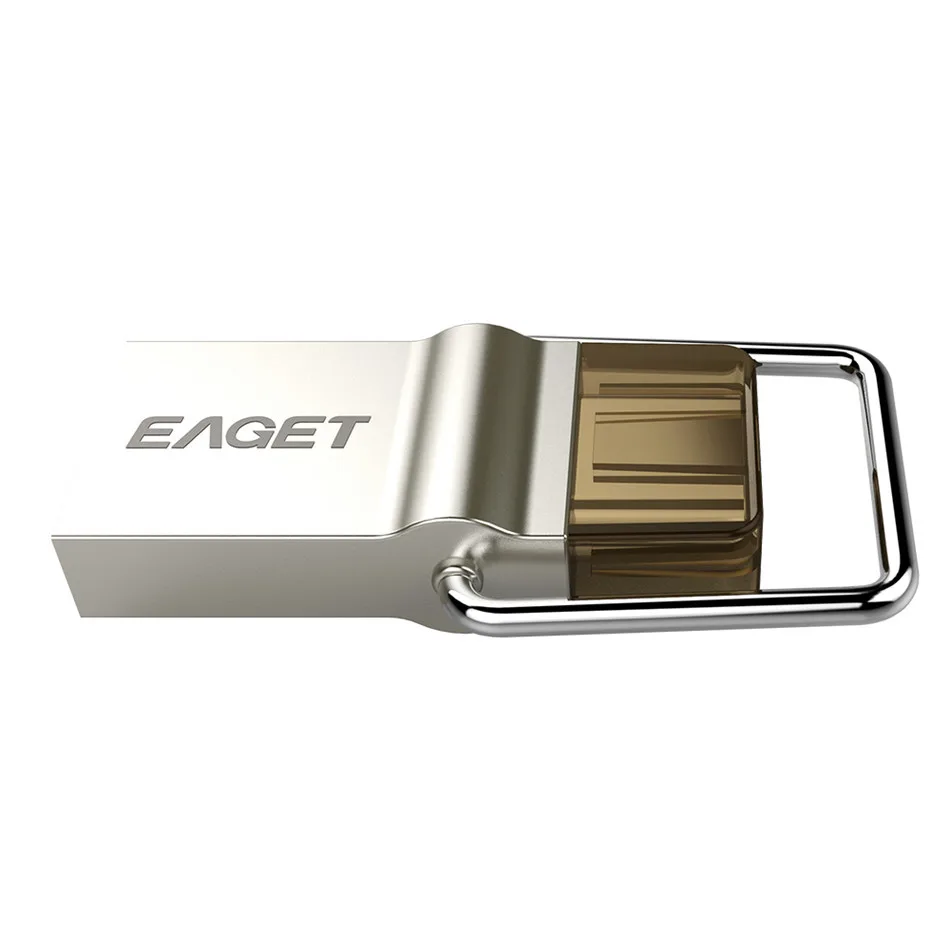 Eaget USB Флешка 32 ГБ OTG металла 3 0 Pen Drive Key Тип C накопитель мини U диск Memory Stick Лидер