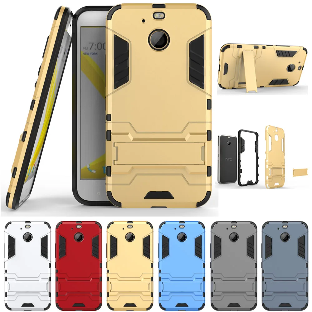 2 in 1 Heavy Duty Hybrid Armor Case Shockproof TPU Silicone Hard PC Slim Back Cover Kickstand For HTC Bolt/10 Evo |