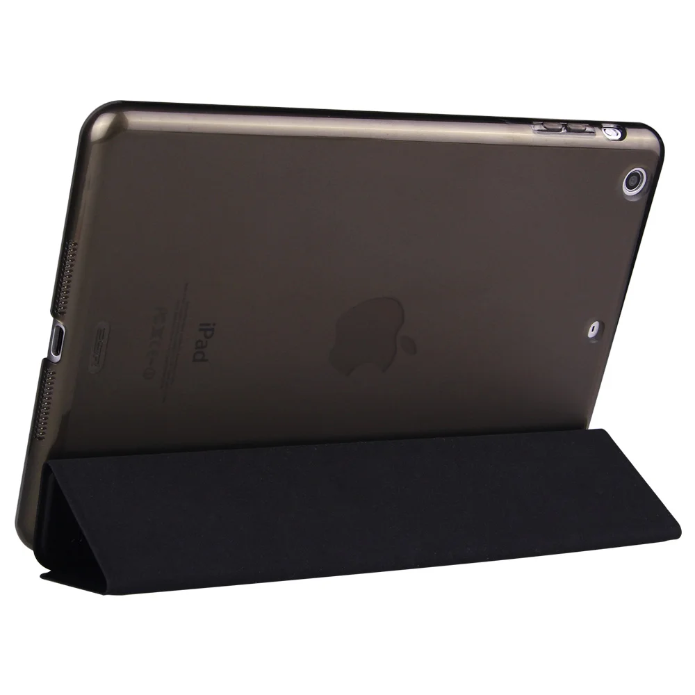 Чехол для iPad мини 1 2 3, ESR Tri-Fold Smart Cover Цвет Ultra Slim PU кожа Прозрачный чехол для iPad Mini 1 2 3