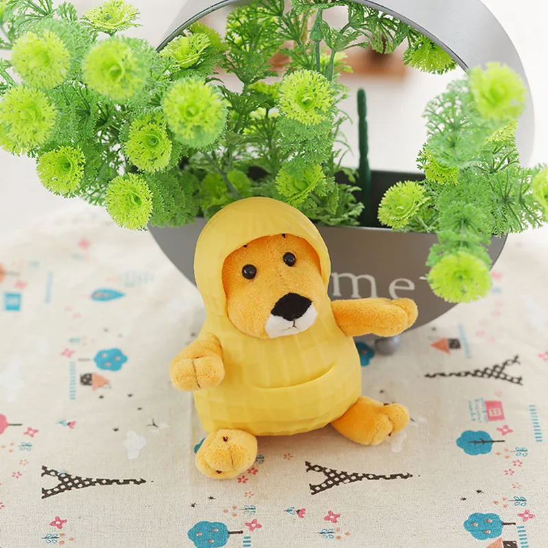12CM Kawaii Mini Hamster Plush Toy Cartoon Peanut Mouse Doll Squirrel Chipmunk Creative Dolls Kids Birthday Gift | Игрушки и хобби