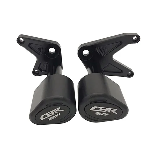 CBR650F Black Для HONDA CB650F CB650R CBR650R CBR650F 14-19 мотоциклетные защита от падения рамка ползунок обтекатель Защита Анти Краш Pad протектор - Цвет: CBR650F Black