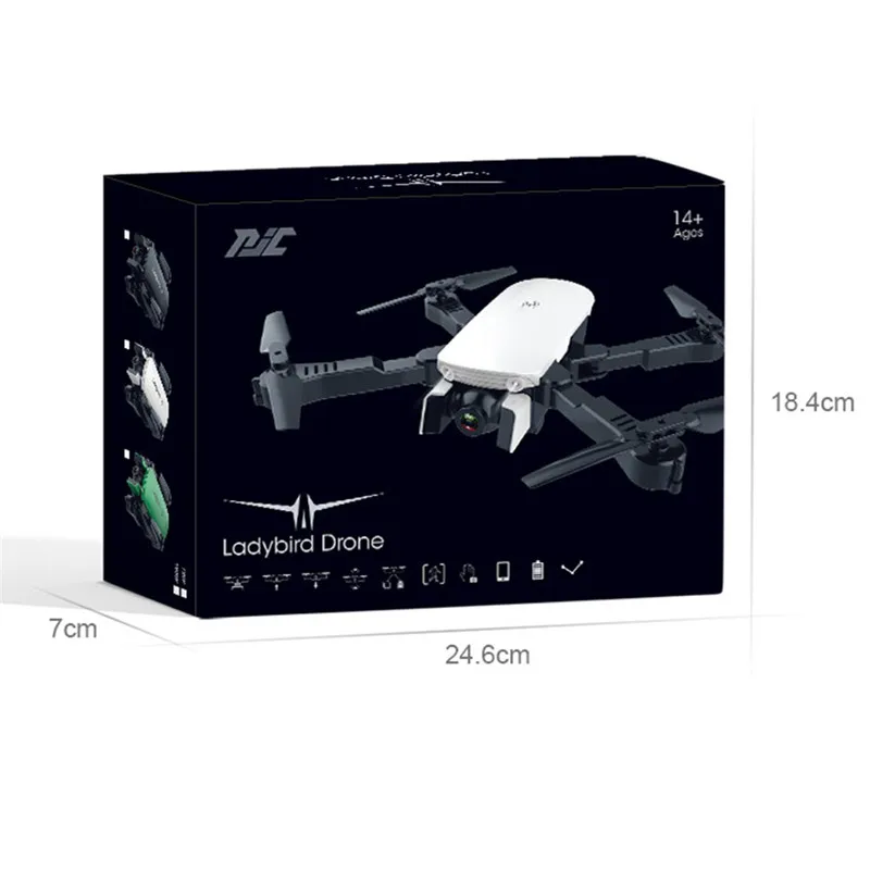 R8 складной Радиоуправляемый квадрокоптер 4k селфи Дрон HD Двойная камера FPV Божья коровка высота удержания оптическая камера потока Дрон вертолет