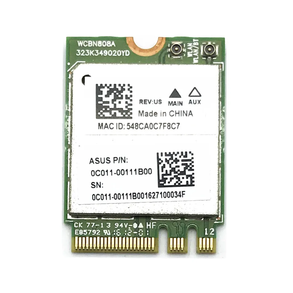 Карта WLAN QCNFA364A 802.11a/b/g/n/ac ABGN AC сетевой модуль карта + Bluetooth V4.1 для Atheros WCBN808A 867 Мбит/с
