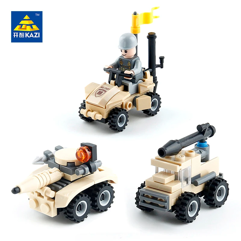 Конструктор Кази военные самоходное противотанковое орудие автомобилей модели