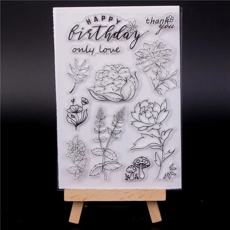 Transparent Clear Stamp for DIY scrapbooking/Card Making | Канцтовары для офиса и дома