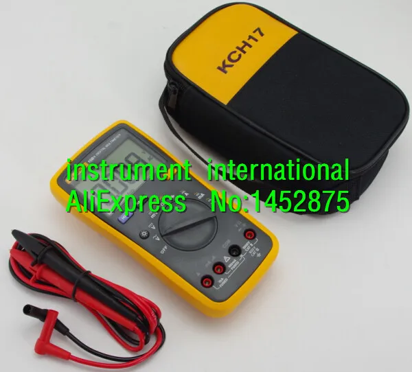 FLUKE 15B + цифровой мультиметр тестовый er DMM с тестовыми проводами TL75 мягкий чехол